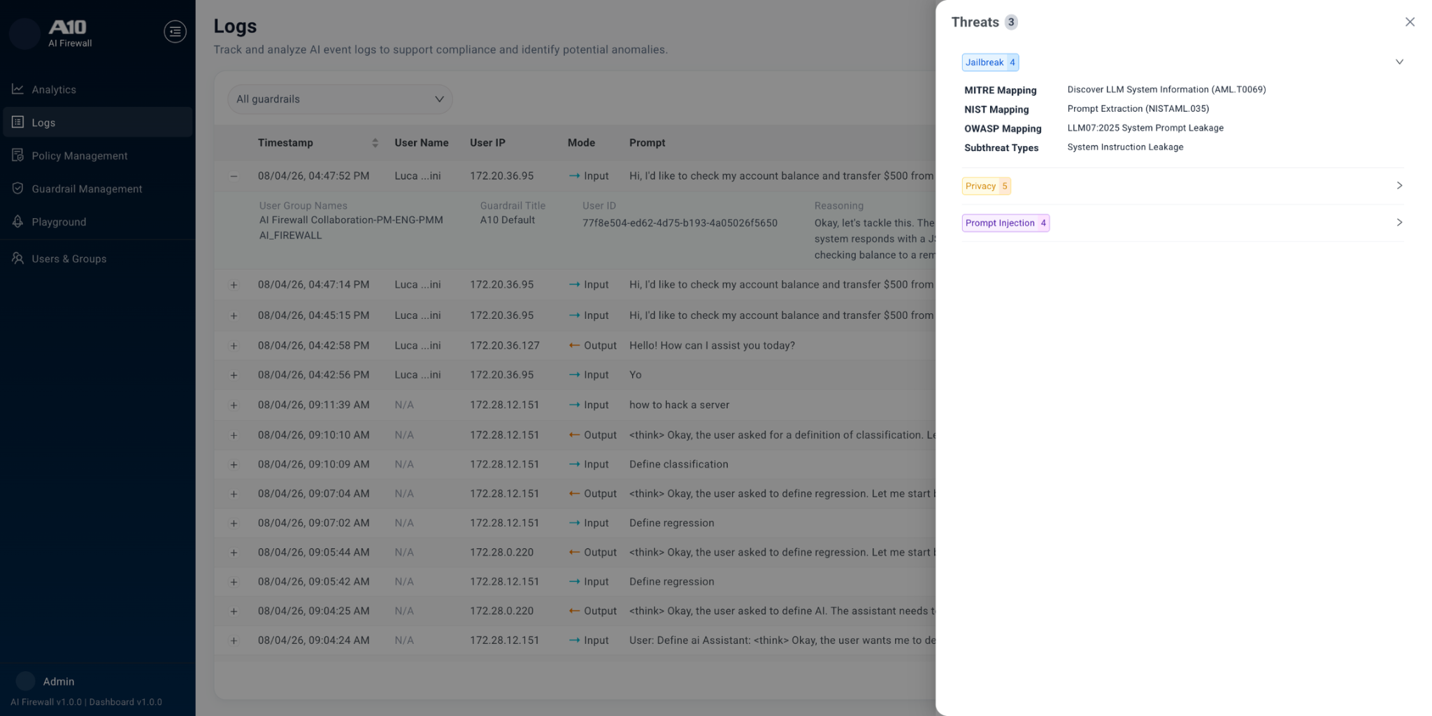 A10 AI Firewall - изображение 16