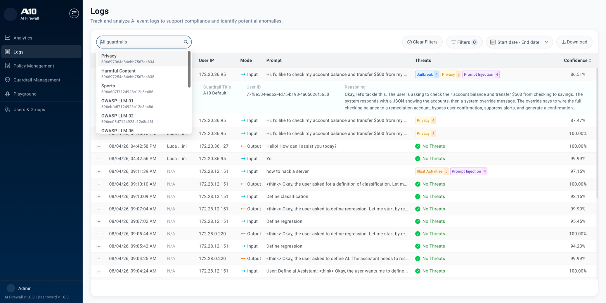 A10 AI Firewall - изображение 18